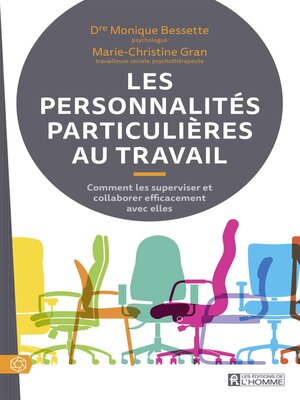 cover image of Les personnalités particulières au travail